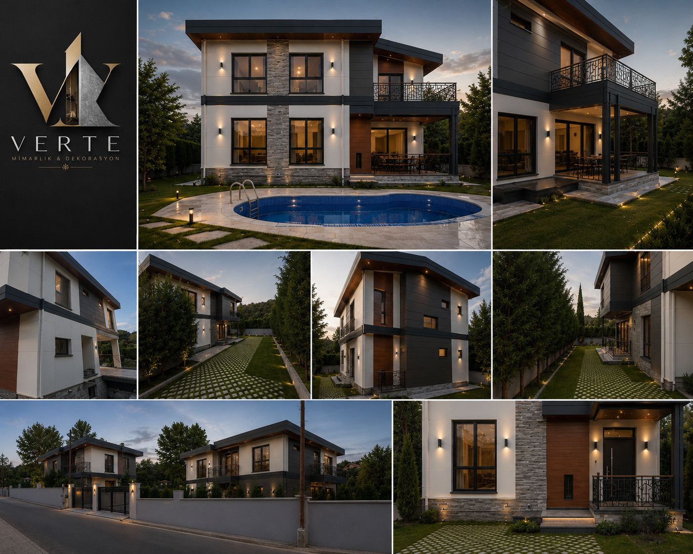 ŞİLE VİLLA PROJESİ DIŞ MEKAN